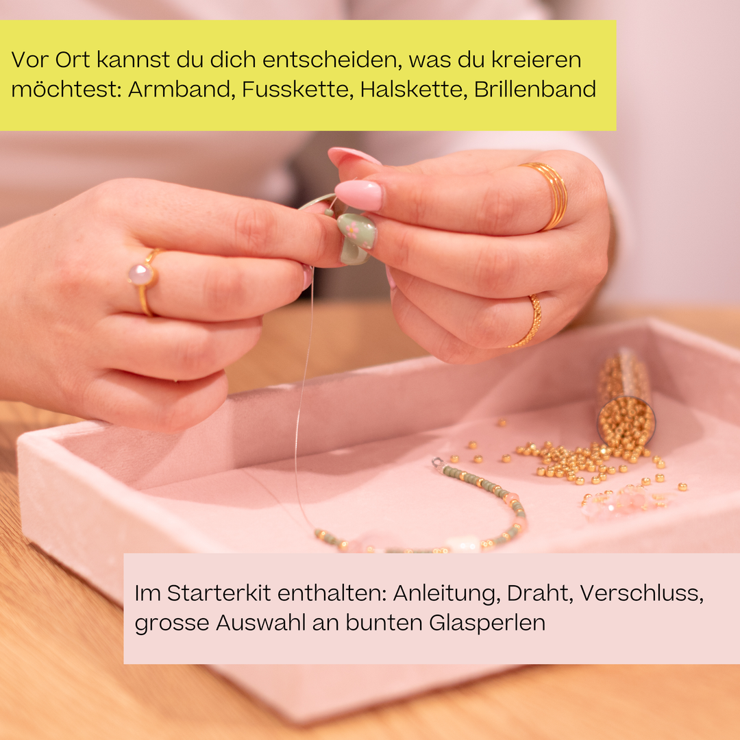 DIY Schmuck selber herstellen - Terminbuchung