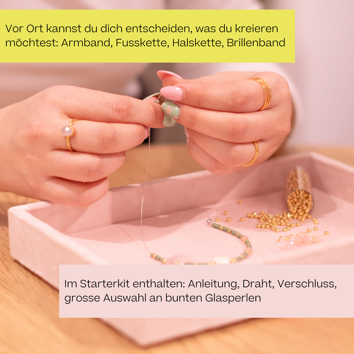 DIY Schmuck selber herstellen - Terminbuchung