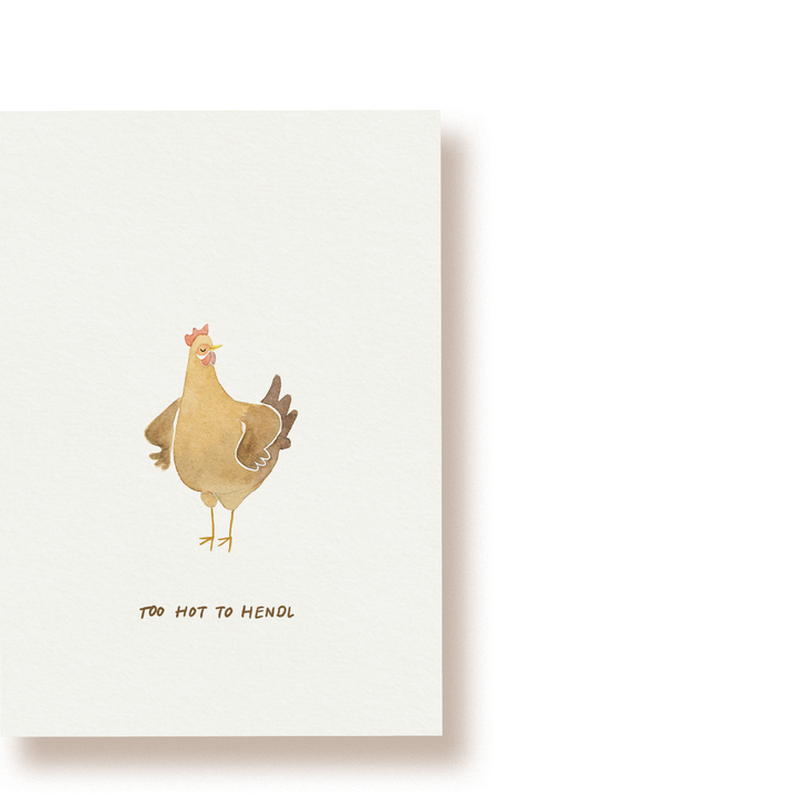 Too hot to Hendl | Postkarte