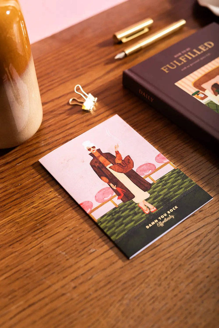 Damn you rock - Greeting card