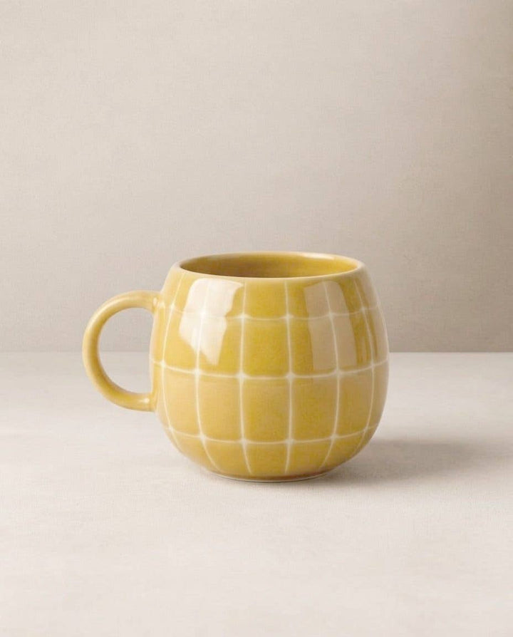 Pool Stoneware Mug 250ml Amber