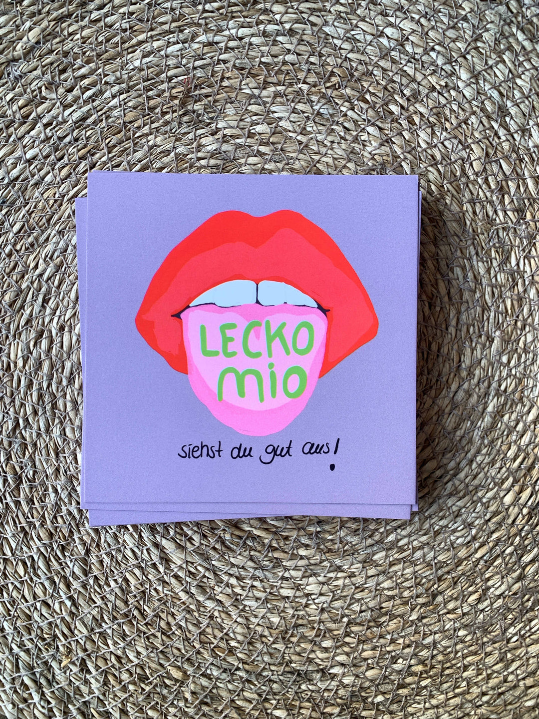 Postkarte * Lecko mio * siehst du gut aus