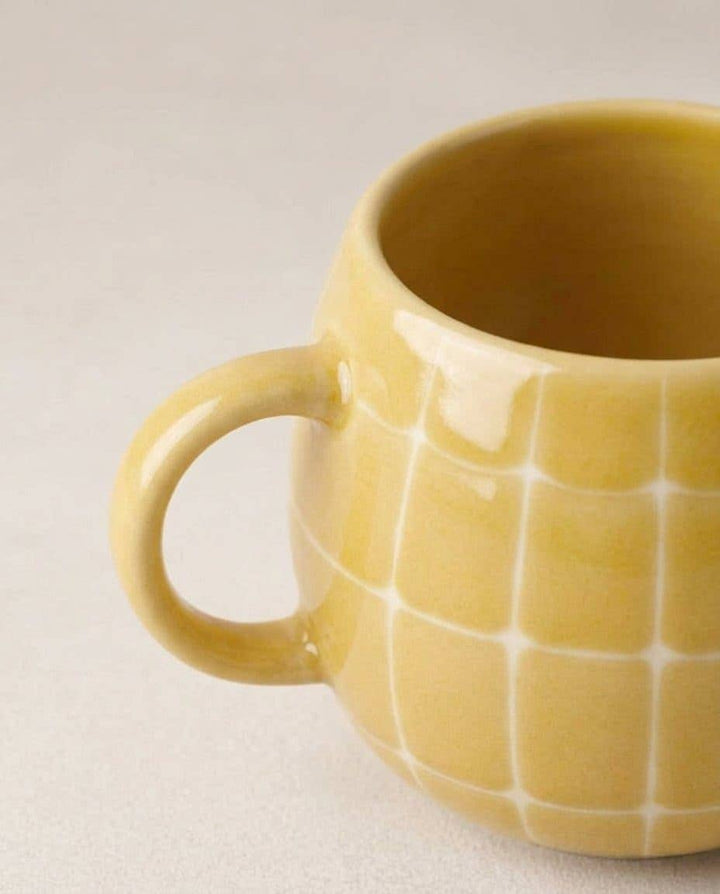 Pool Stoneware Mug 250ml Amber