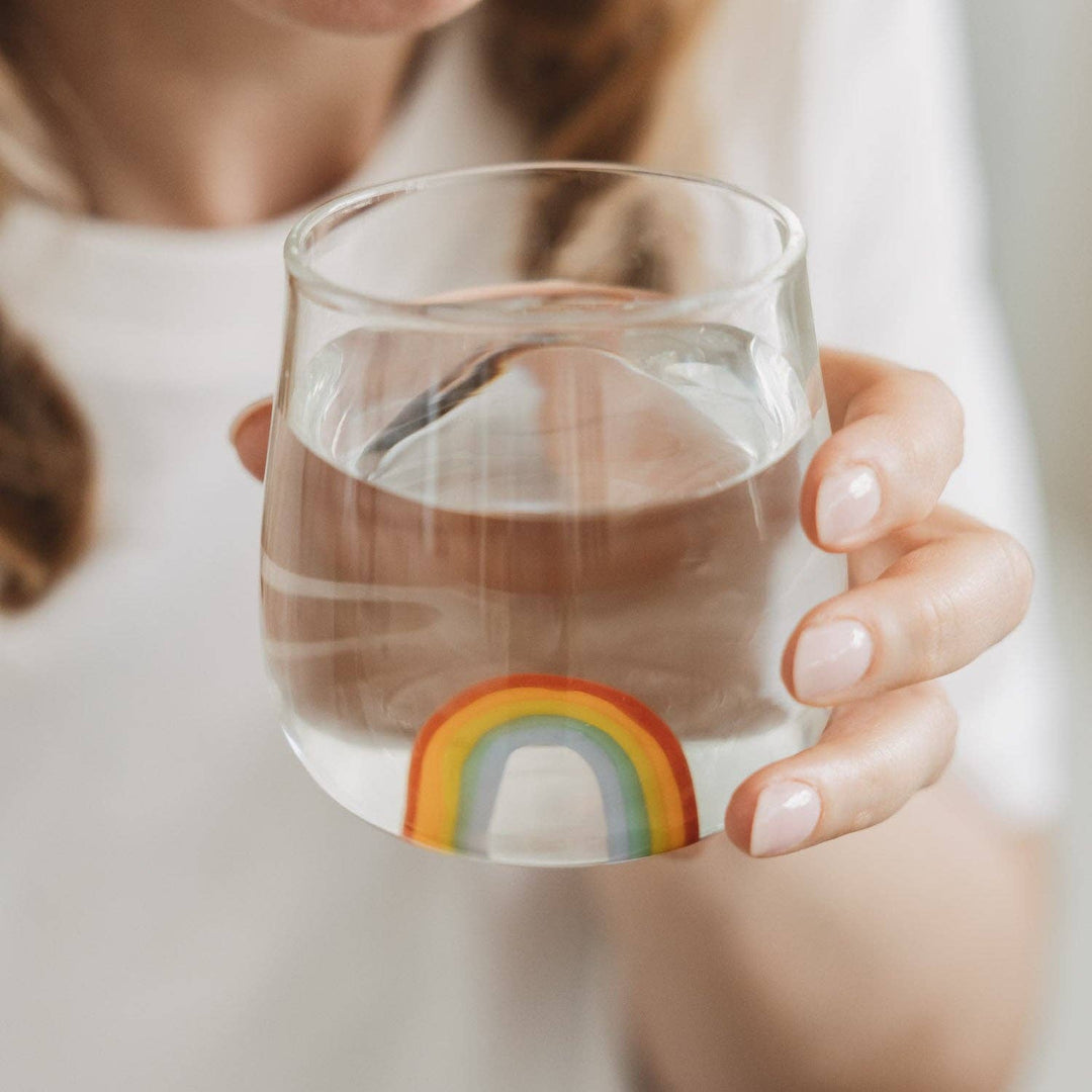 Trinkglas Regenbogenfigur (VE = 6 Stk.)