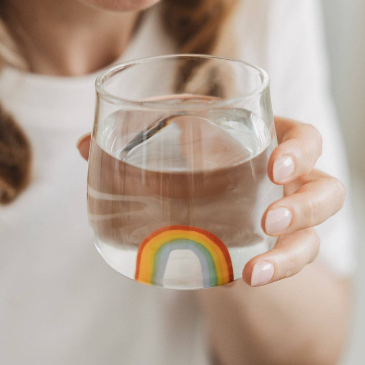 Trinkglas Regenbogenfigur (VE = 6 Stk.)
