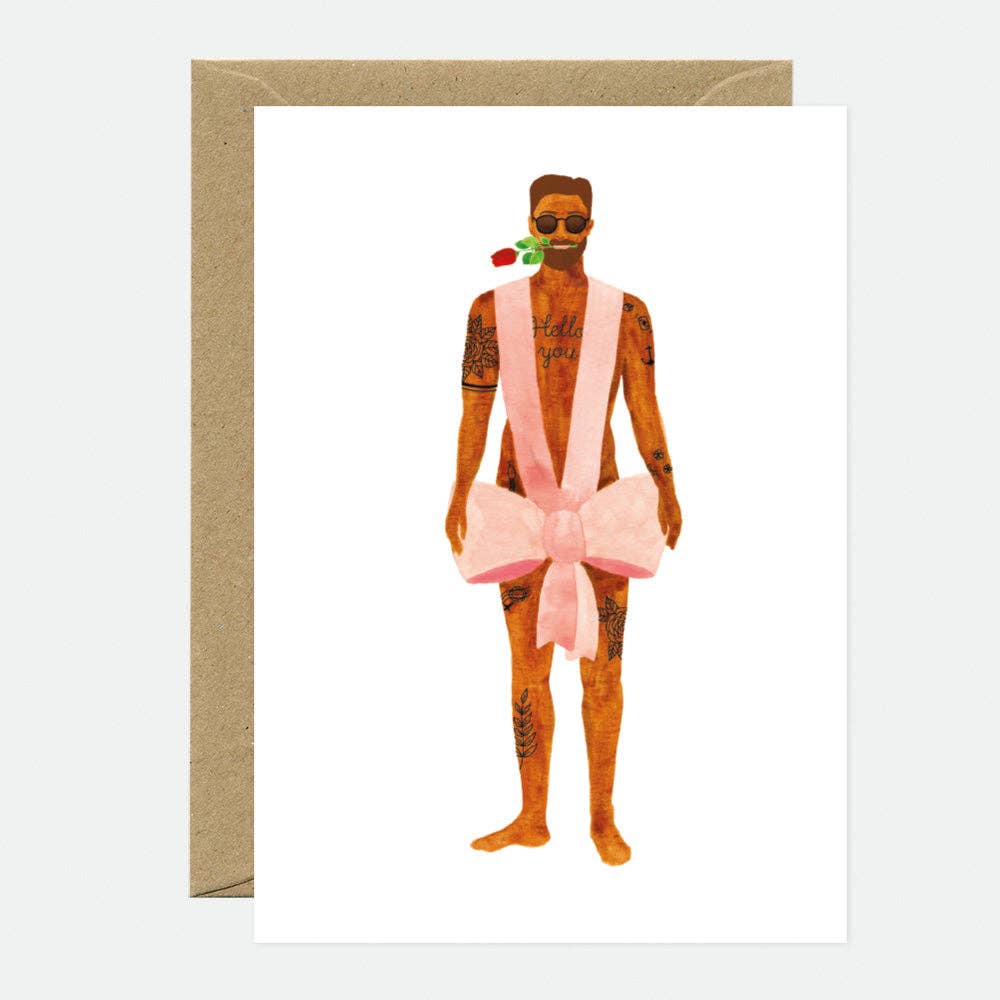 Man Gift - Love & friendship Greeting card