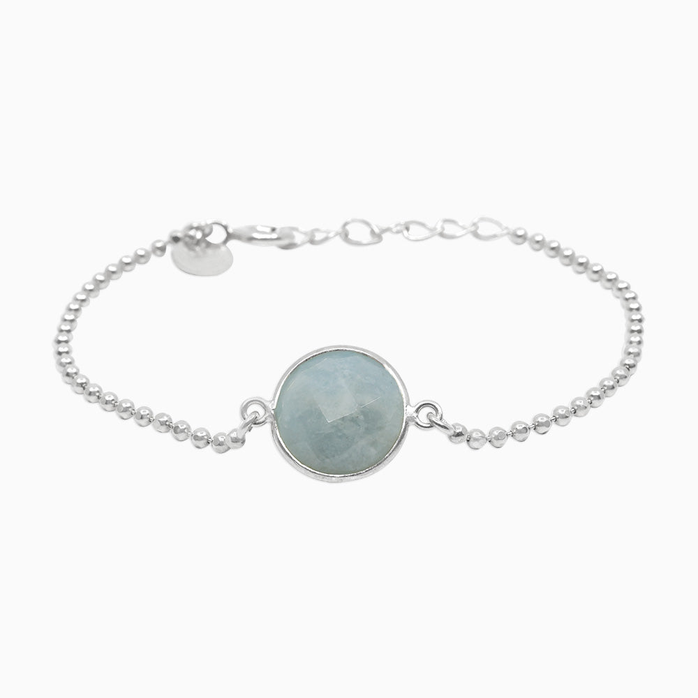 Armband Erin Aquamarin