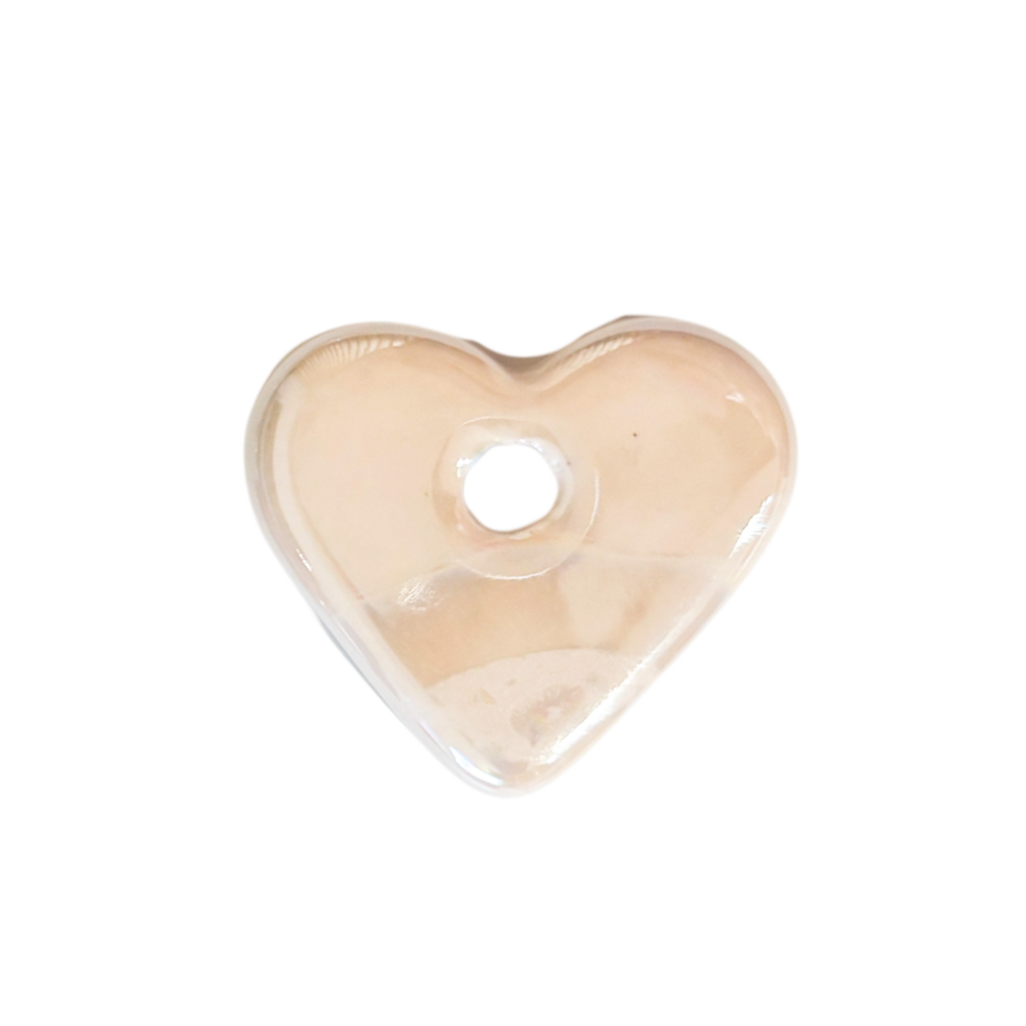 Anhänger Creolen Coeur Nomade Beige