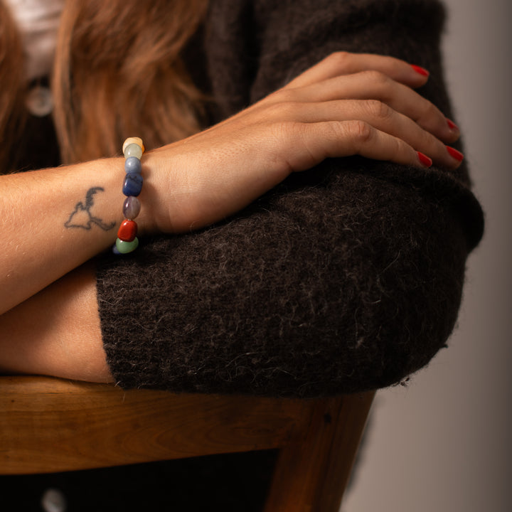 Armband Chakra Nugget
