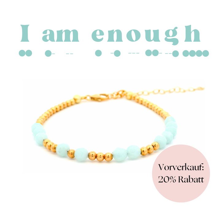 Armband Code Of "I am enough"