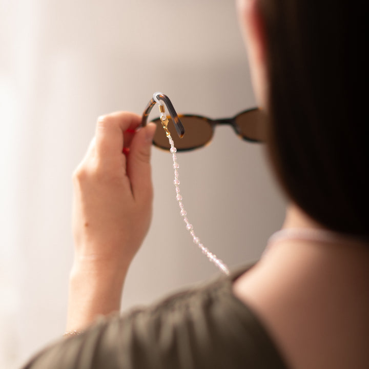 Cordon à lunettes Rose