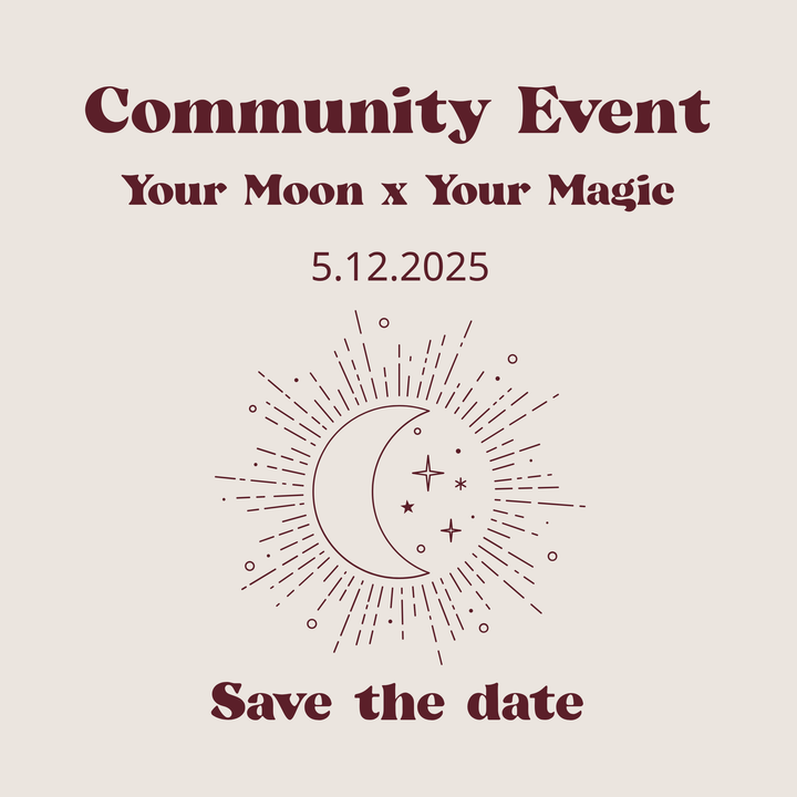 Community Event alunir Store Zürich - Your Moon x Your Magic 🌕