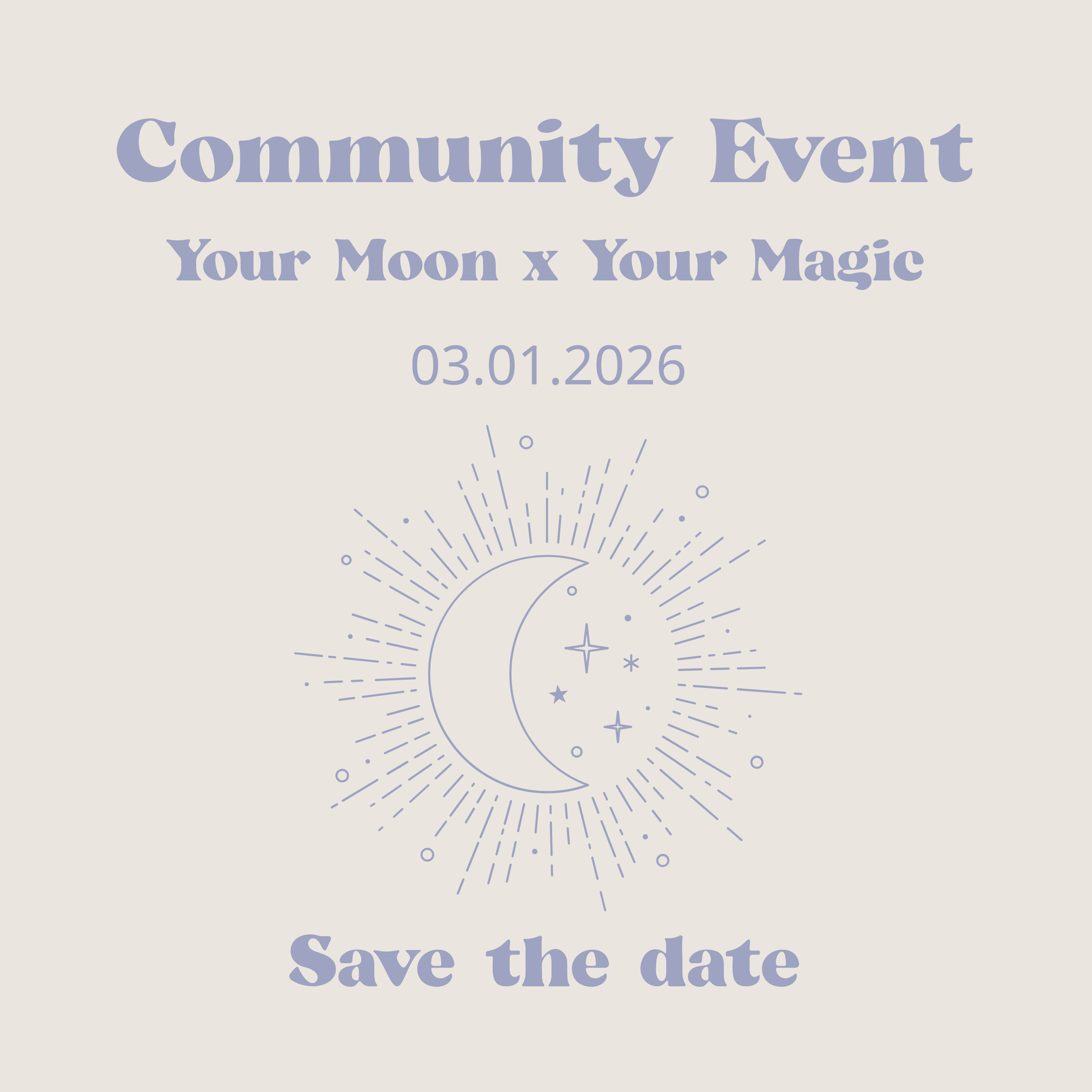 Community Event alunir Store Zürich – Your Moon x Your Magic