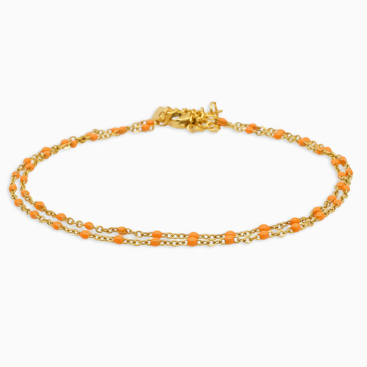 Fusskette Fay Orange