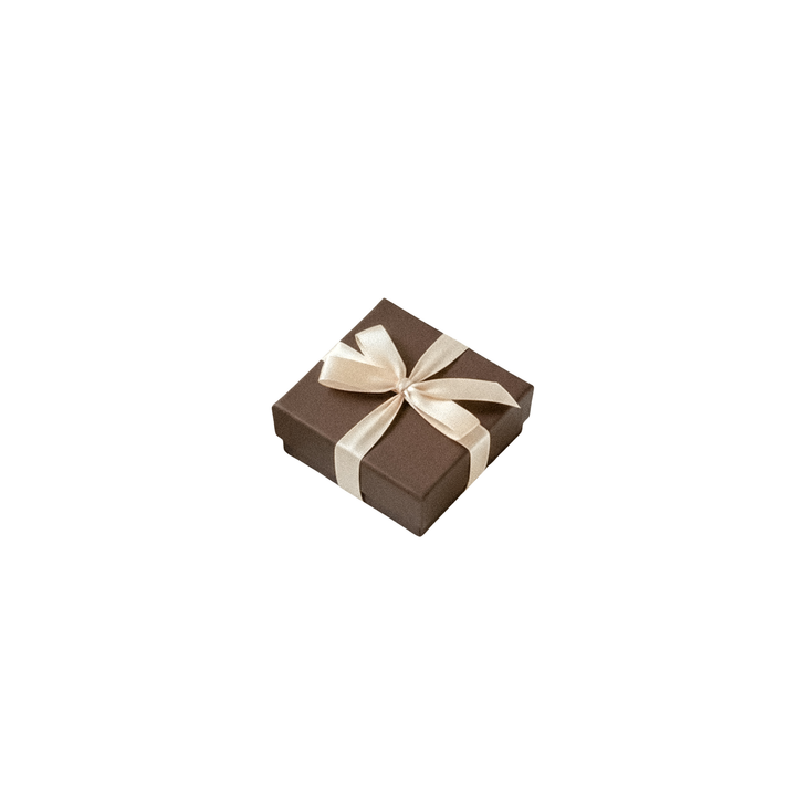 Geschenkbox Ring Braun