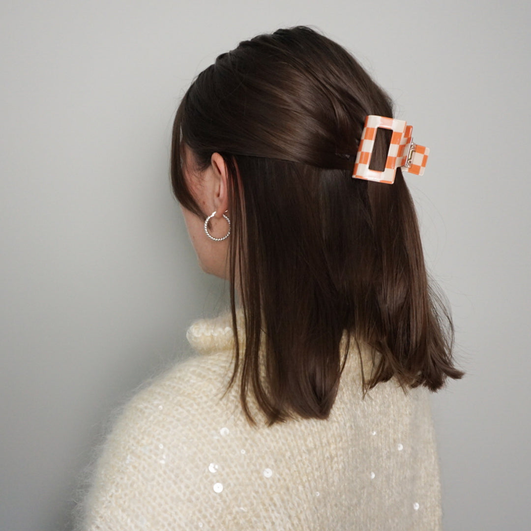 Haarklammer Alva Kariert