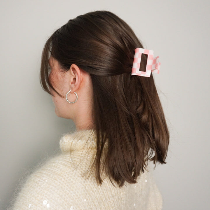 Haarklammer Alva Kariert