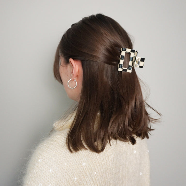 Haarklammer Alva Kariert