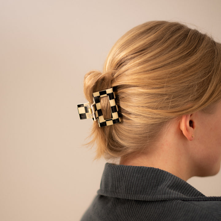 Haarklammer Alva Kariert