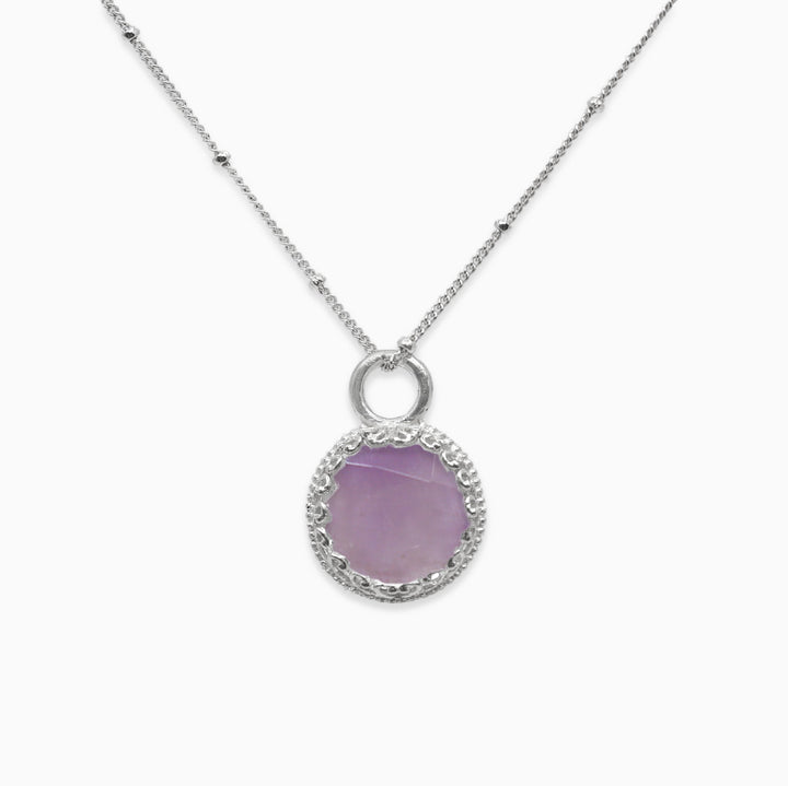 Halskette Rea Amethyst- Rund