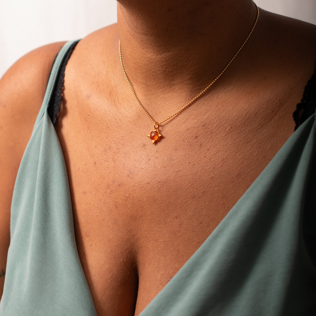 Pendentif Cornaline NEUF