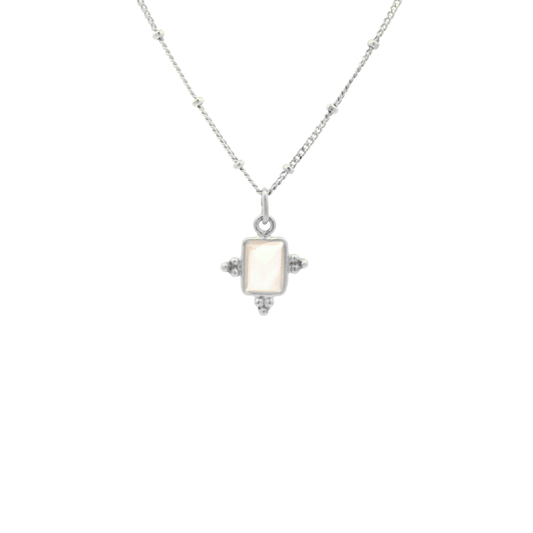 Halskette Zoey Rosenquarz