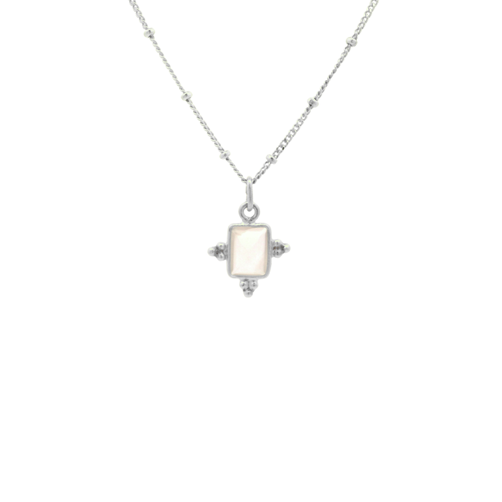 Halskette Zoey Rosenquarz