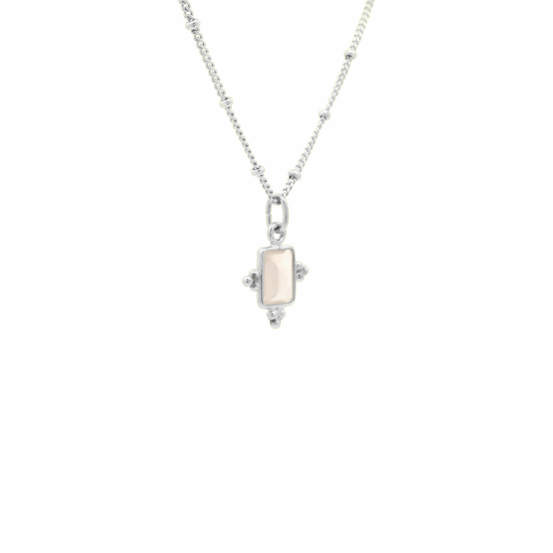 Halskette Zoey Rosenquarz