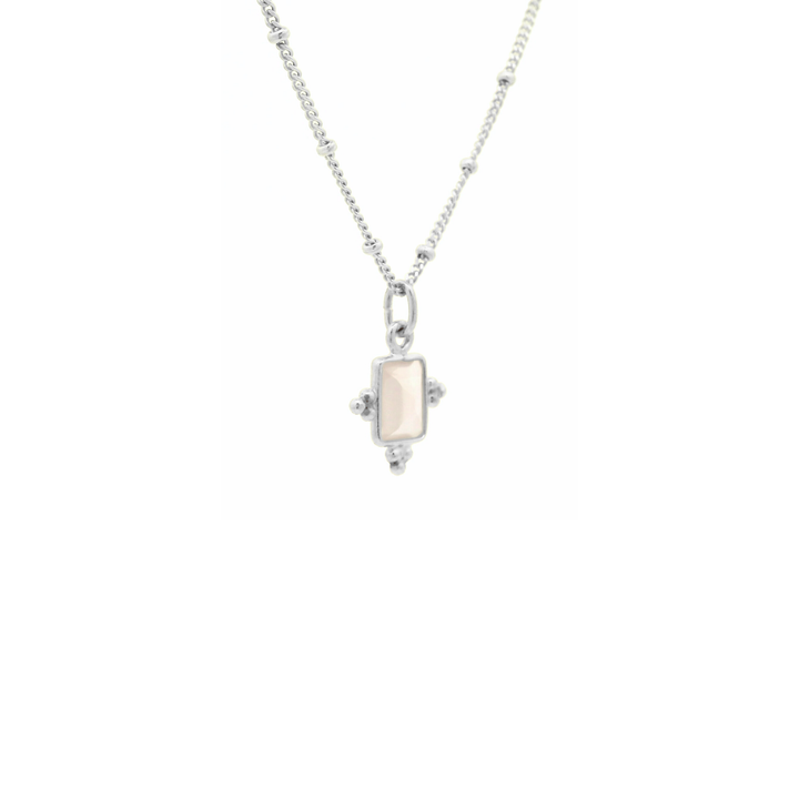 Halskette Zoey Rosenquarz