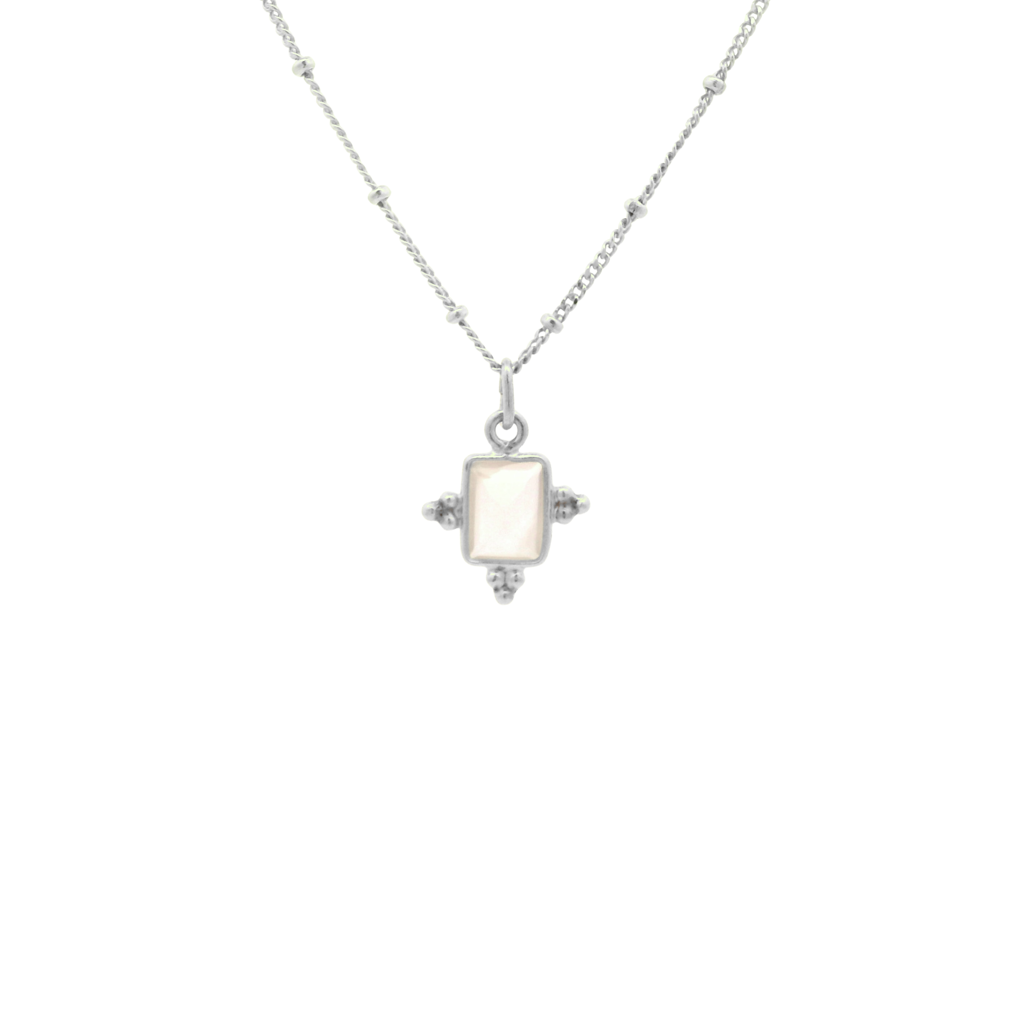 Halskette Zoey Rosenquarz