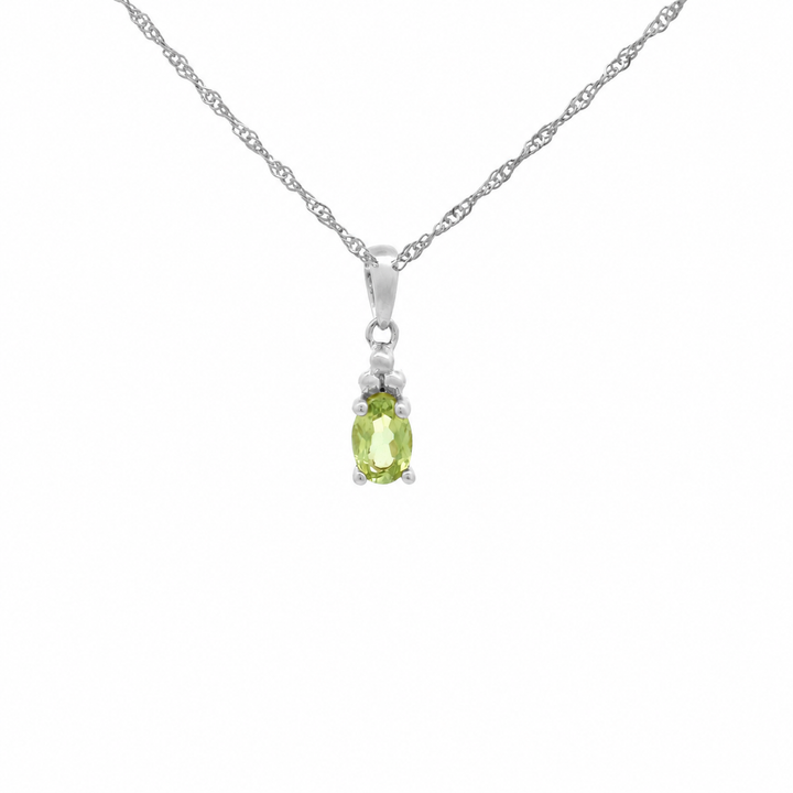 Collier Birthstone août – Péridot