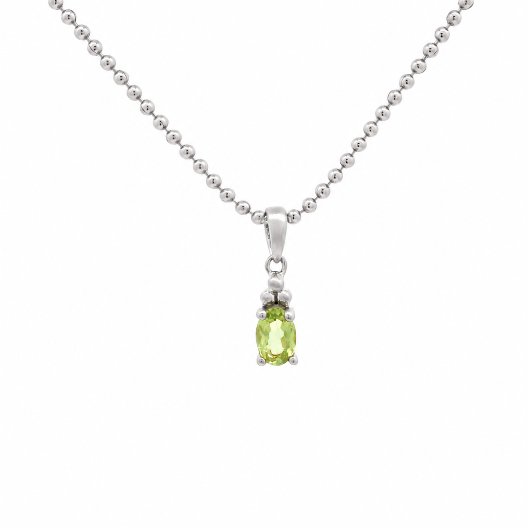 Collier Birthstone août – Péridot