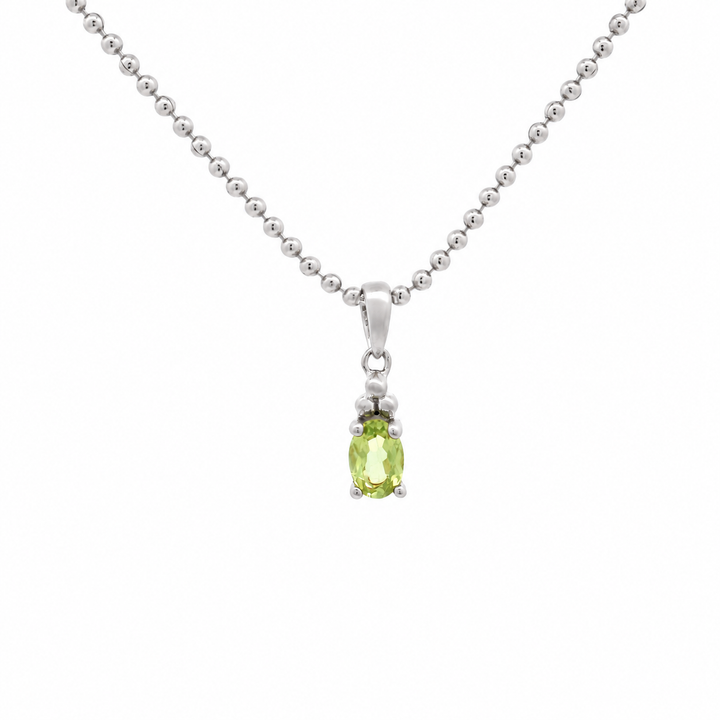 Collier Birthstone août – Péridot