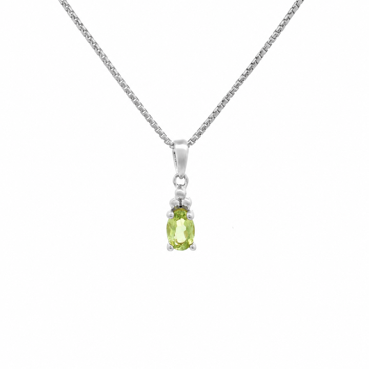 Collier Birthstone août – Péridot