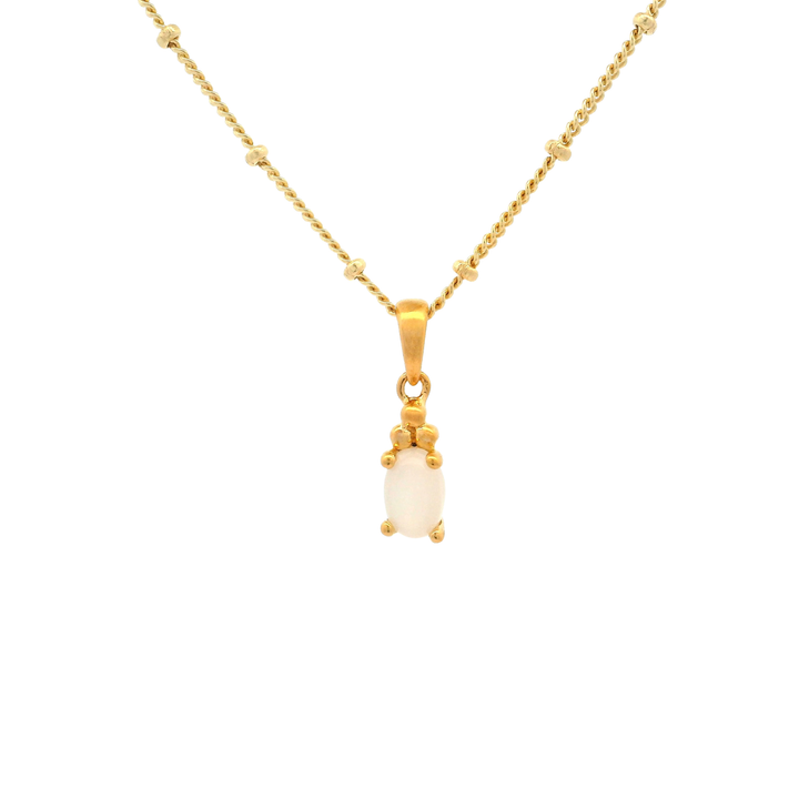 Halskette Birthstone Juni – Mondstein