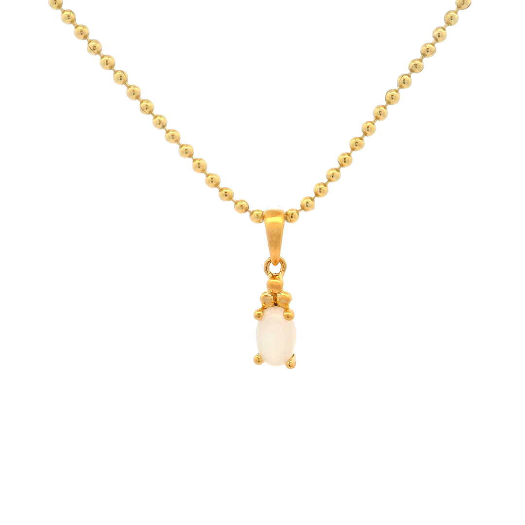 Halskette Birthstone Juni – Mondstein