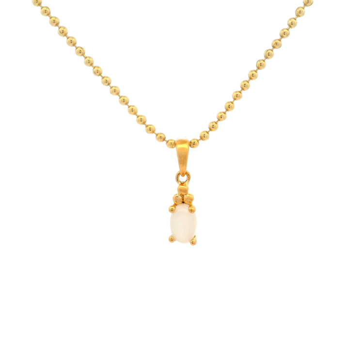 Halskette Birthstone Juni – Mondstein