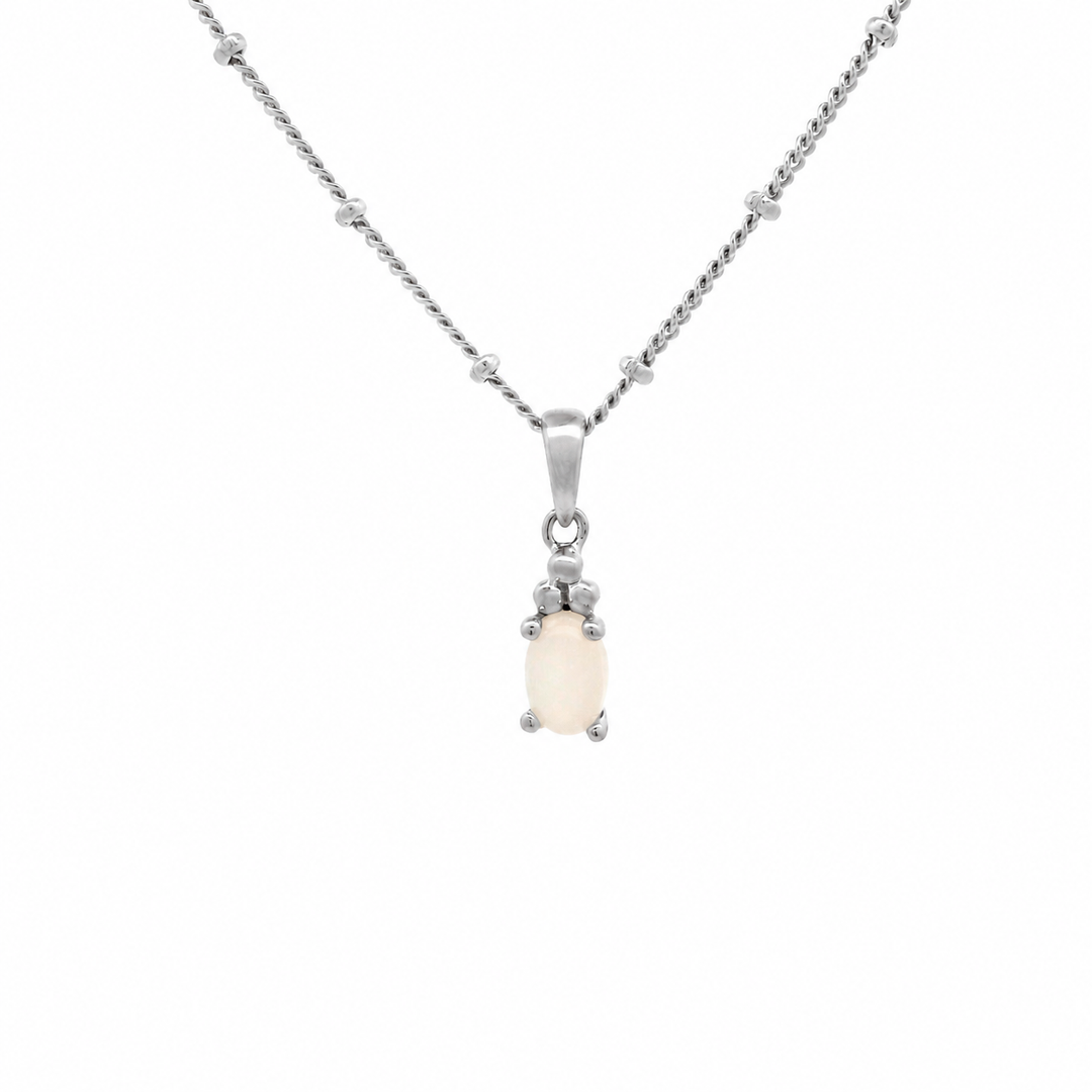 Halskette Birthstone Juni – Mondstein