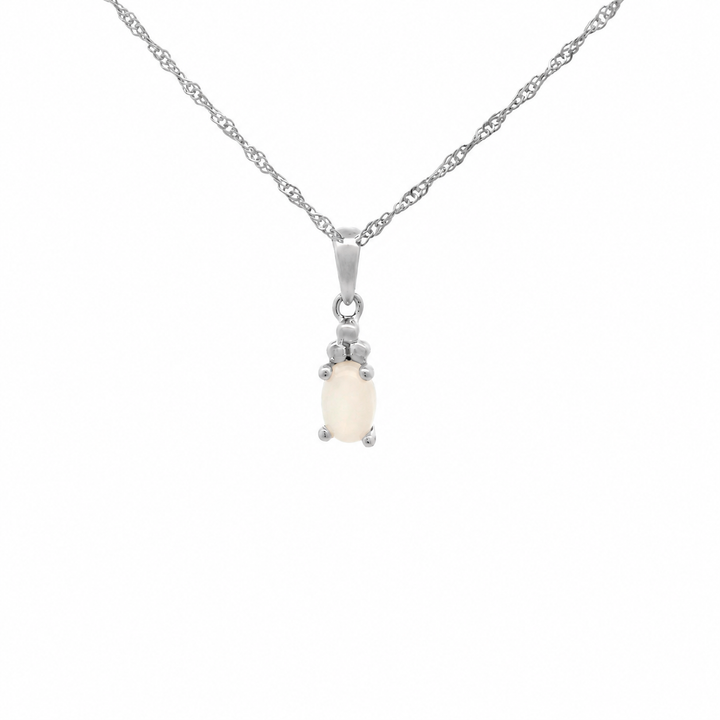 Halskette Birthstone Juni – Mondstein