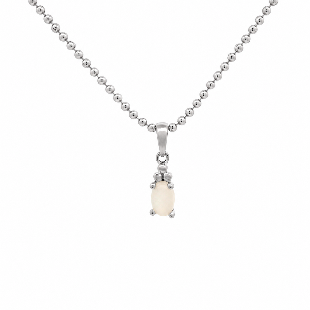 Halskette Birthstone Juni – Mondstein