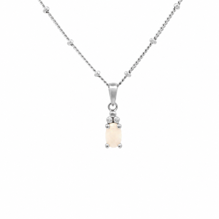 Halskette Birthstone Juni – Mondstein