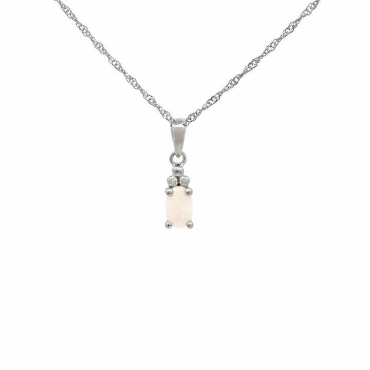 Halskette Birthstone Oktober – Australian Opal