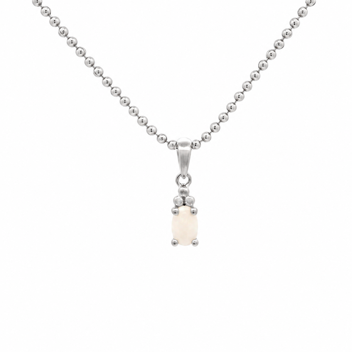 Halskette Birthstone Oktober – Australian Opal