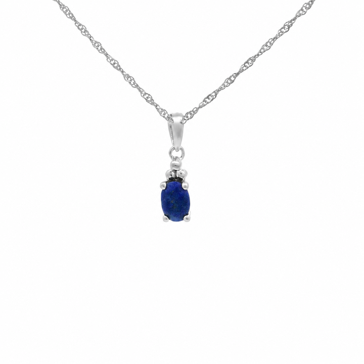 Halskette Birthstone September – Lapislazuli