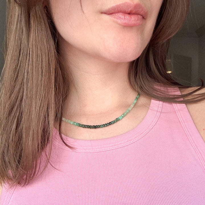 Halskette Smaragd