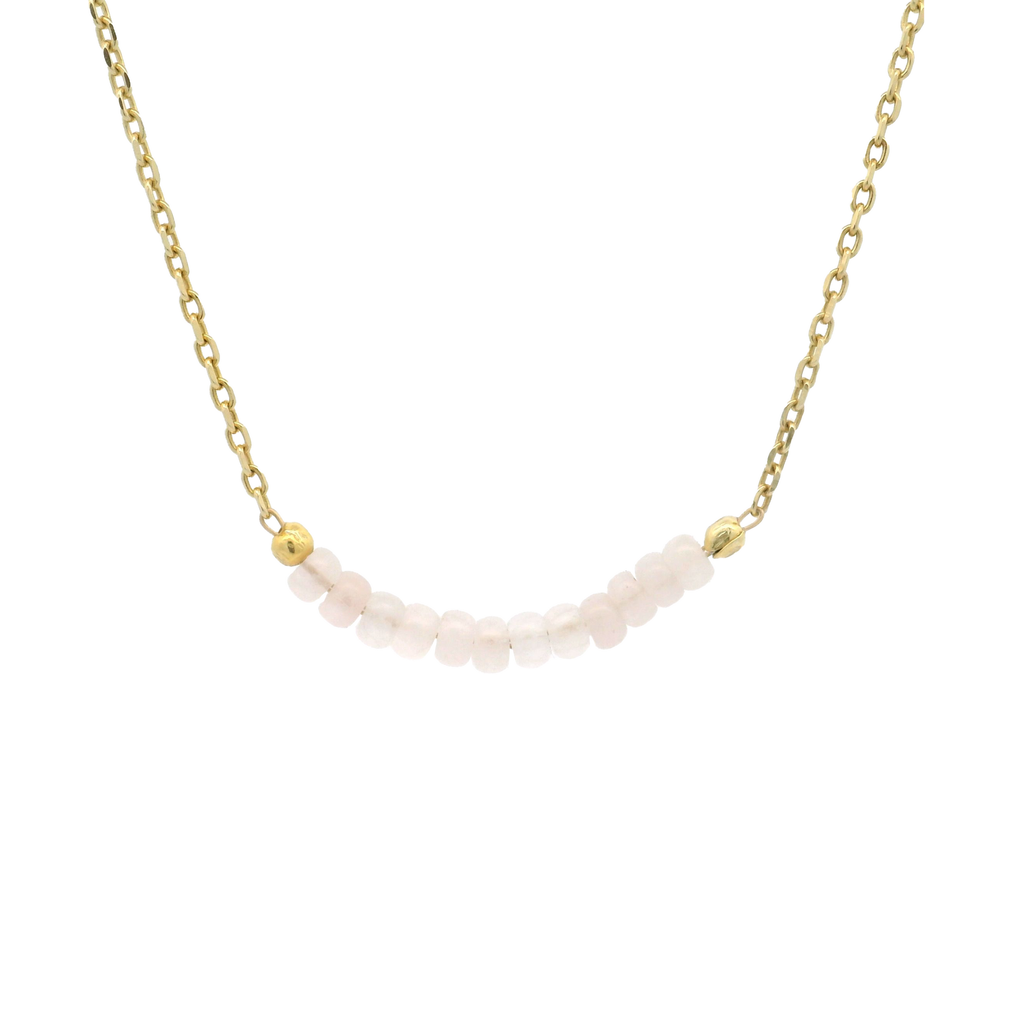 Halskette Lanai Rosenquarz