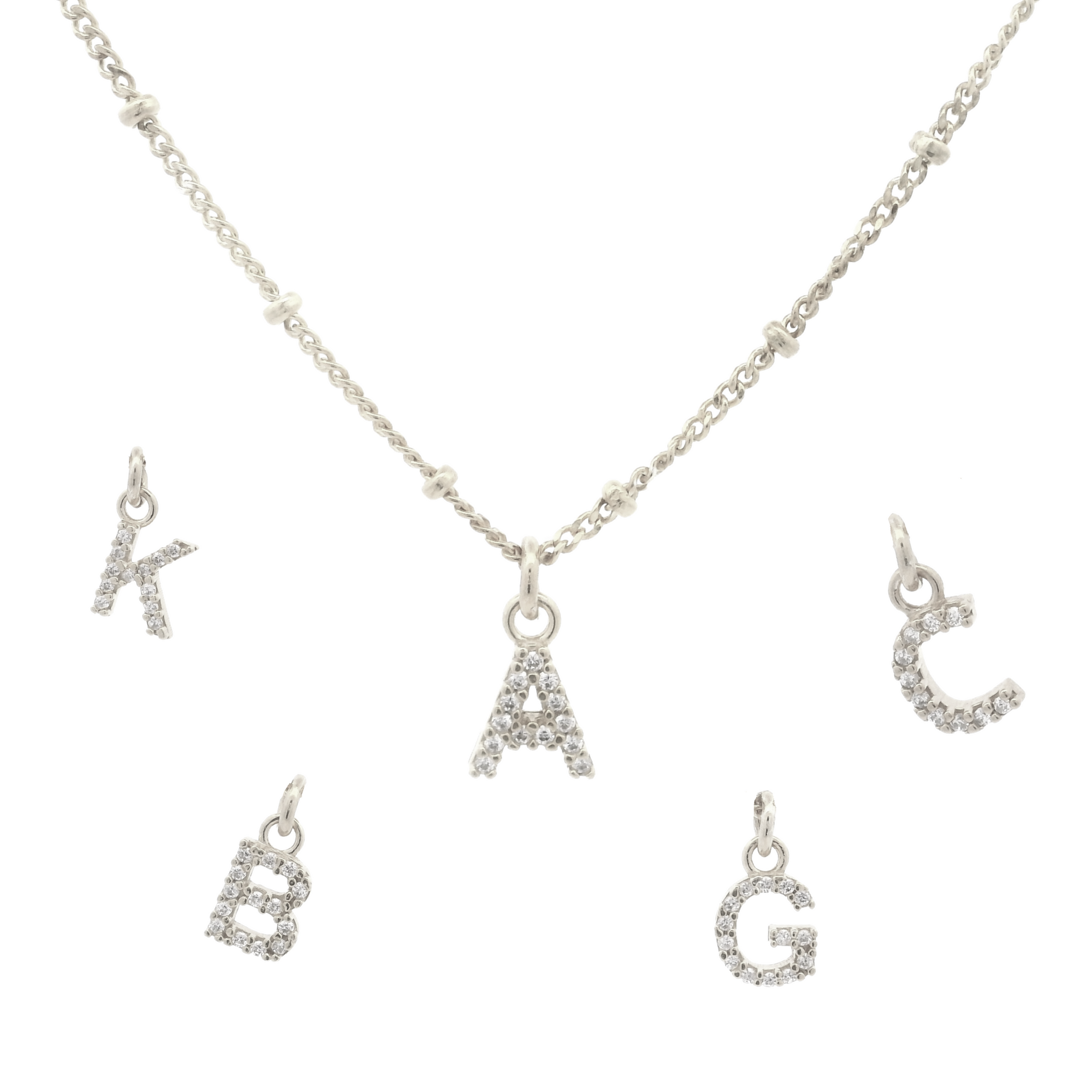 Halskette Letter Zirkonia