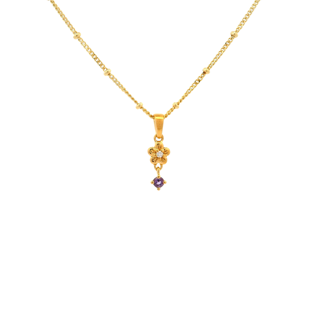 Halskette Phoebe Amethyst