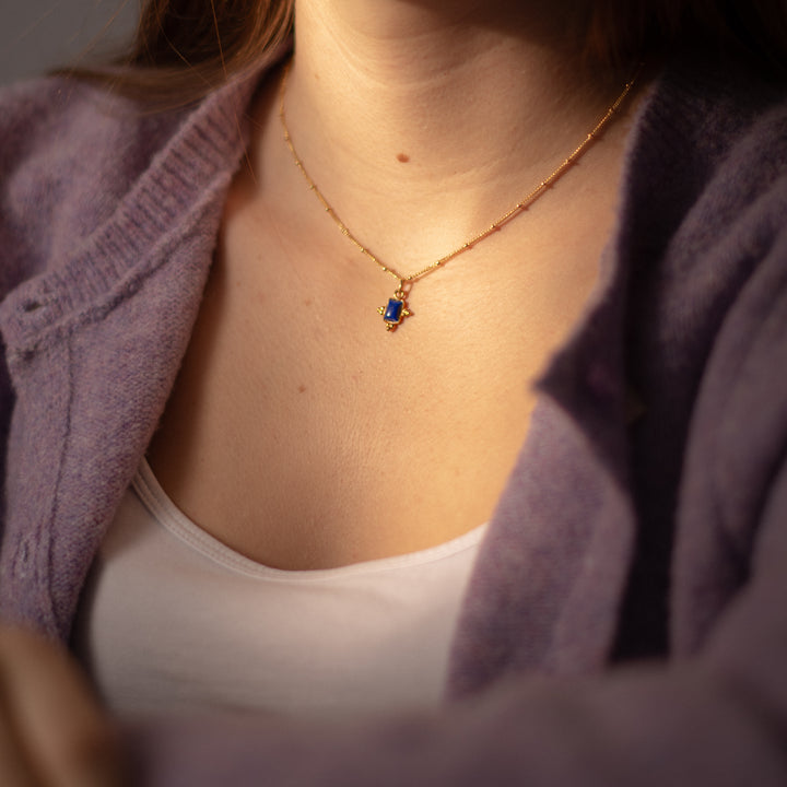 Halskette Zoey Lapislazuli