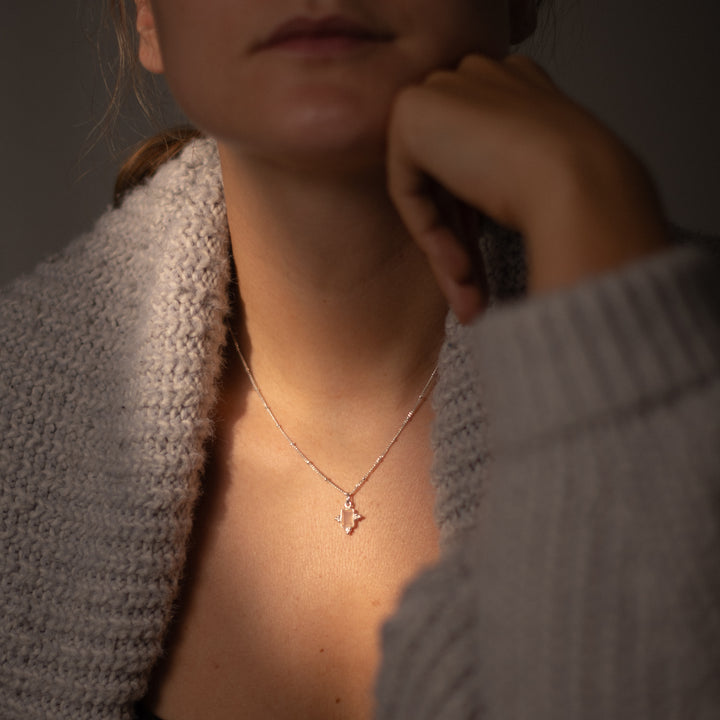 Anhänger Zoey Rosenquarz